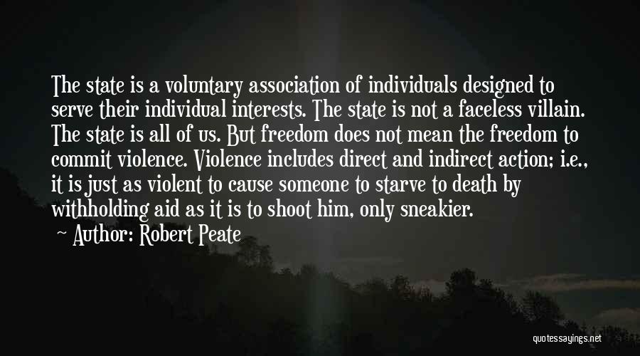 Violent Death Quotes By Robert Peate