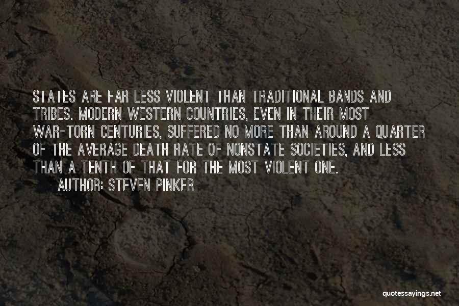 Violent Death Quotes By Steven Pinker