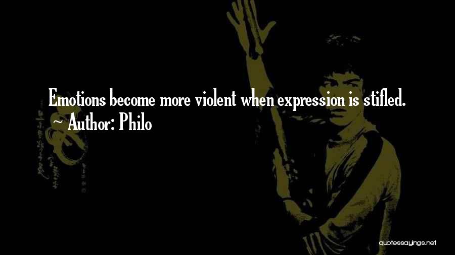 Violent Quotes By Philo