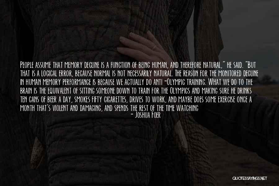 Violent Television Quotes By Joshua Foer Violent Television Quotes By Joshua Foer