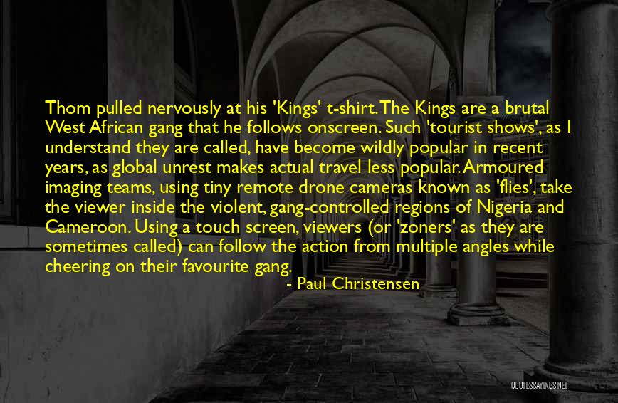 Violent Tv Quotes By Paul Christensen Violent Tv Quotes By Paul Christensen