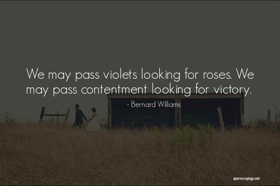 Violets Best Quotes By Bernard Williams