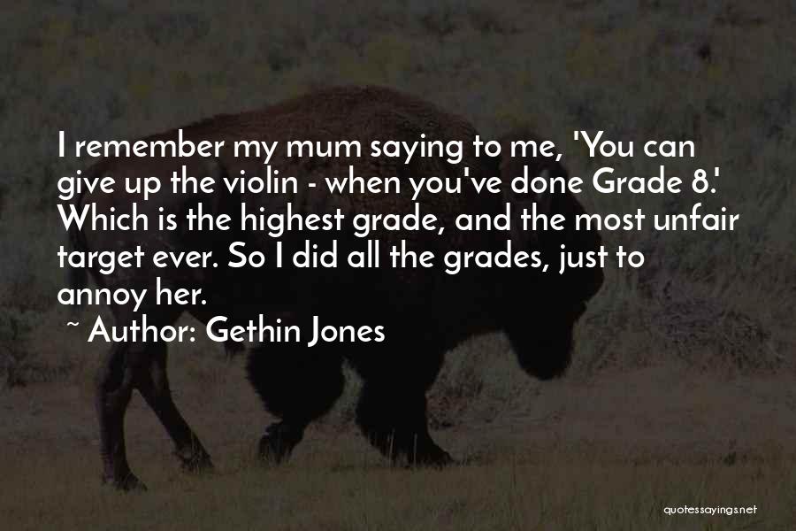 Violin Quotes By Gethin Jones