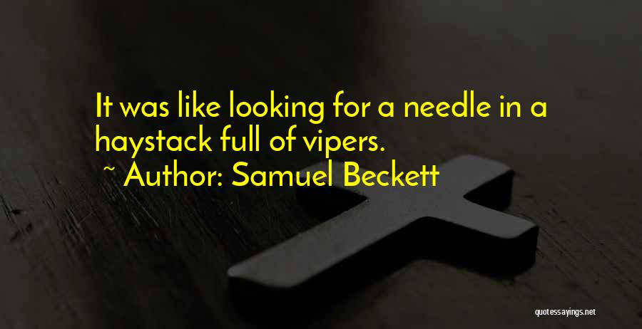 Vipers Quotes By Samuel Beckett