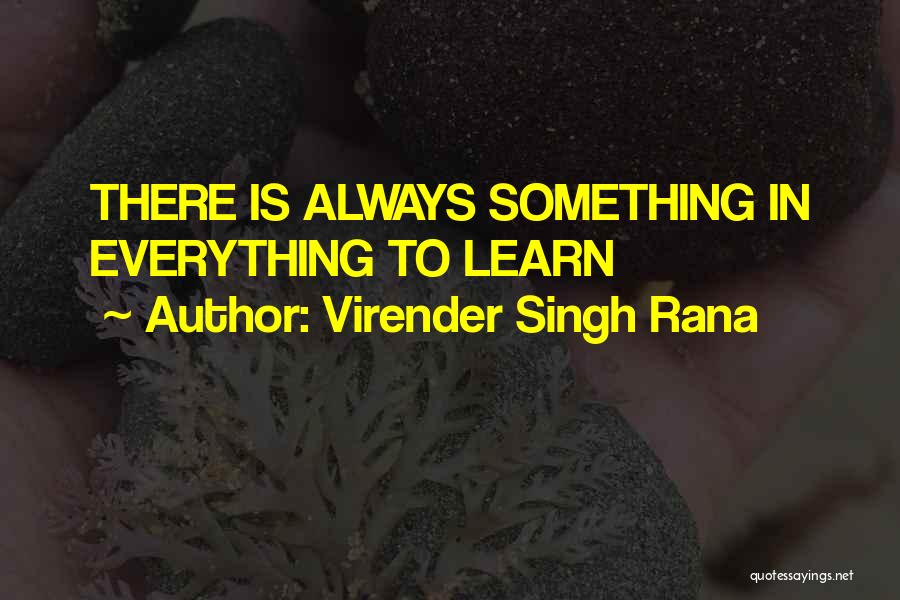 Virender Singh Rana Quotes 1978775