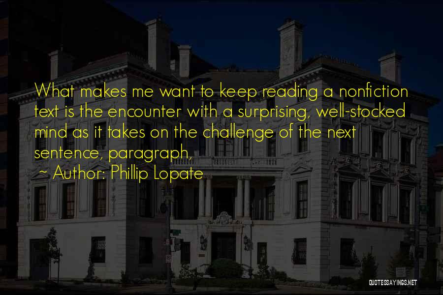 Vireos Of North Quotes By Phillip Lopate