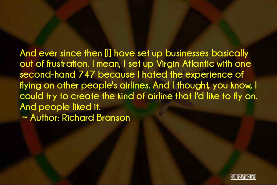 Virgin Airlines Quotes By Richard Branson