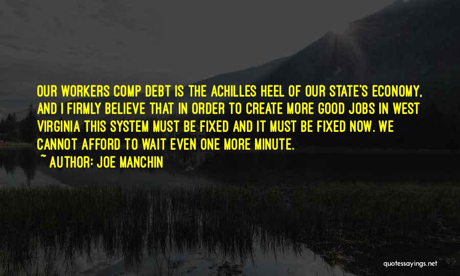 Virginia State Quotes By Joe Manchin