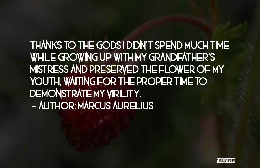 Virility Quotes By Marcus Aurelius
