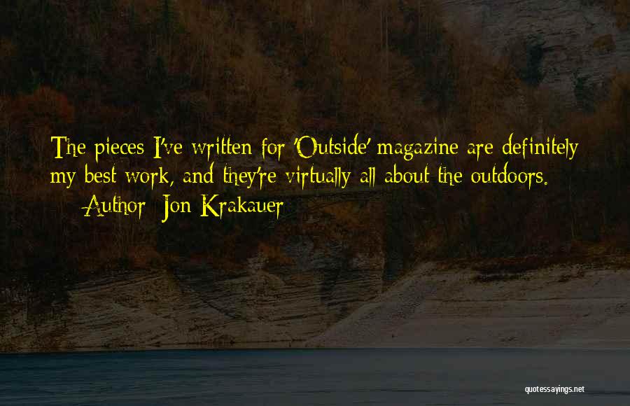 Virtually Quotes By Jon Krakauer