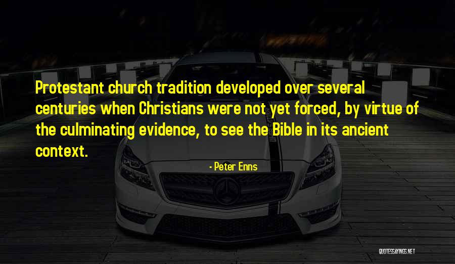 Virtue Bible Quotes By Peter Enns