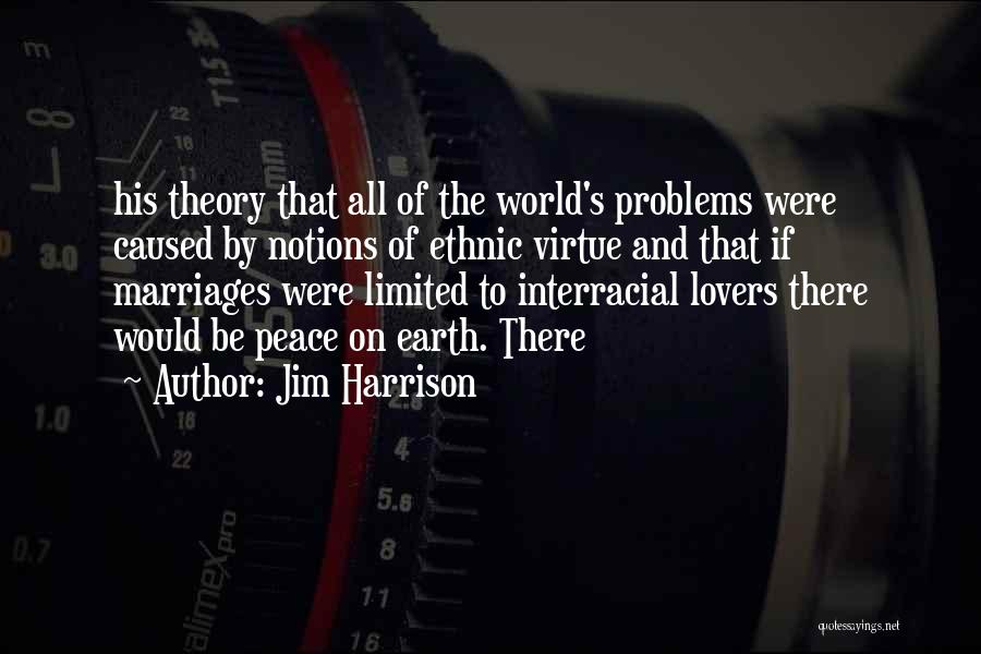 Virtue Theory Quotes By Jim Harrison