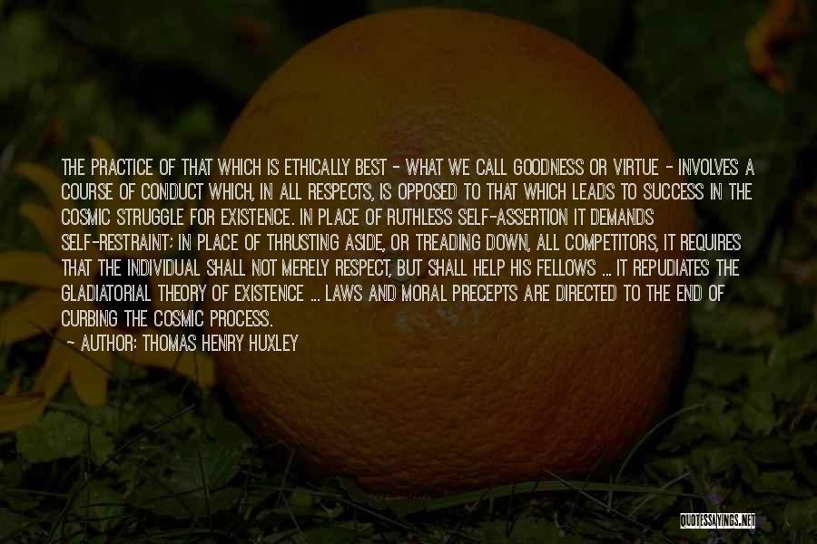 Virtue Theory Quotes By Thomas Henry Huxley