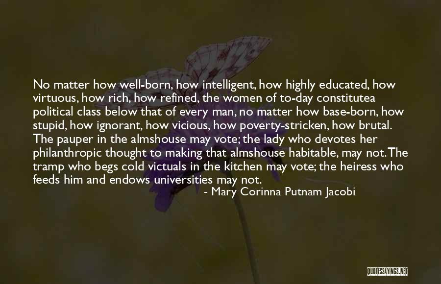 Virtuous Lady Quotes By Mary Corinna Putnam Jacobi