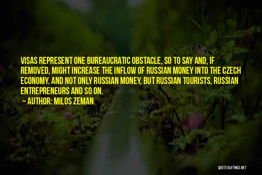 Visas Quotes By Milos Zeman