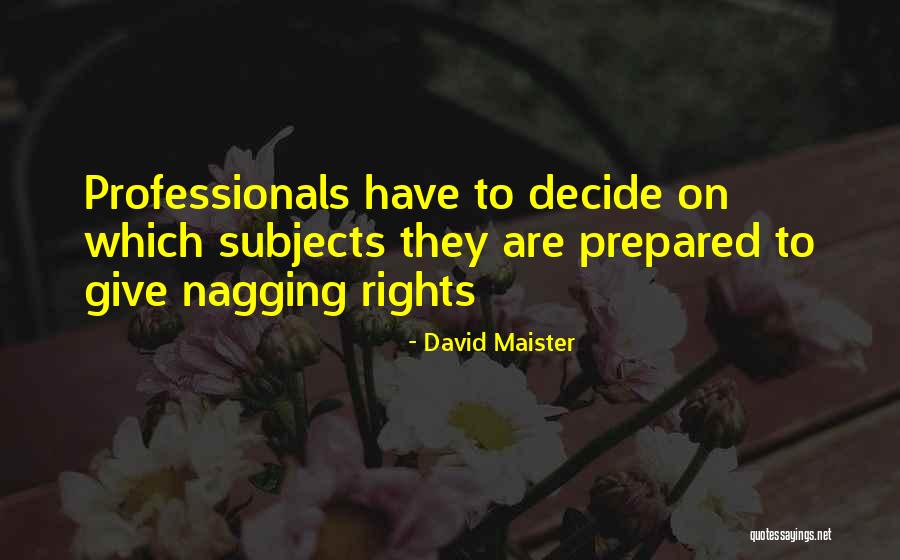 Viscontis Take Out Quotes By David Maister Viscontis Take Out Quotes By David Maister