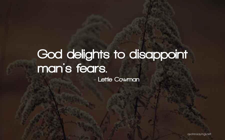 Visdomstand Quotes By Lettie Cowman