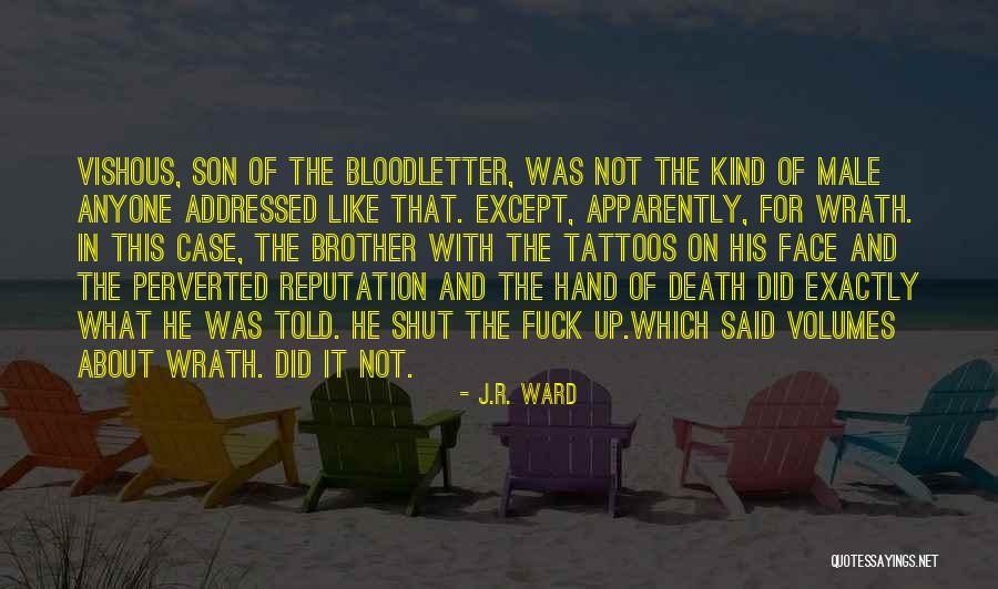 Vishous Bdb Quotes By J.R. Ward