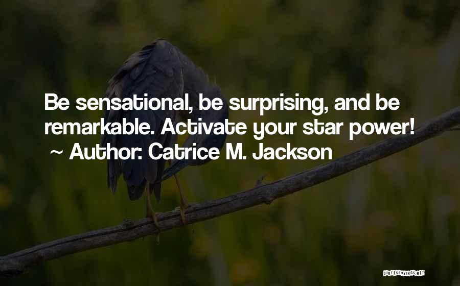 Visibility Quotes By Catrice M. Jackson