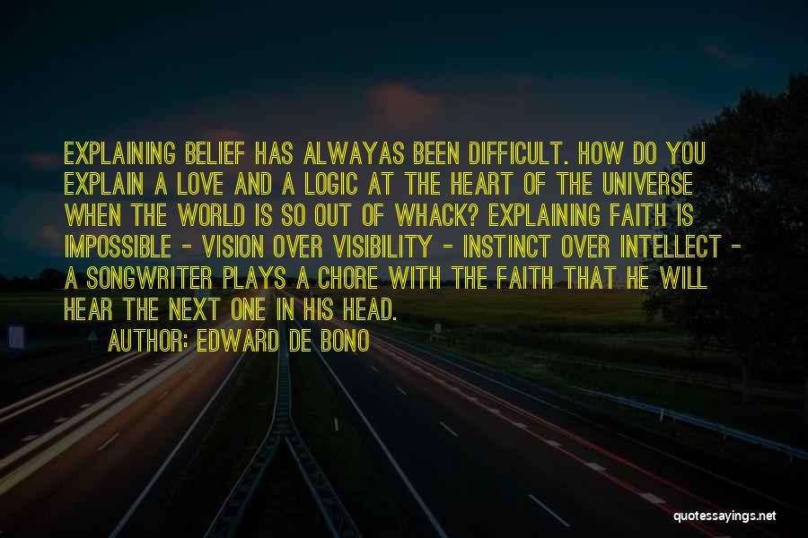 Visibility Quotes By Edward De Bono