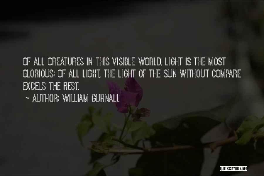 Visible Light Quotes By William Gurnall