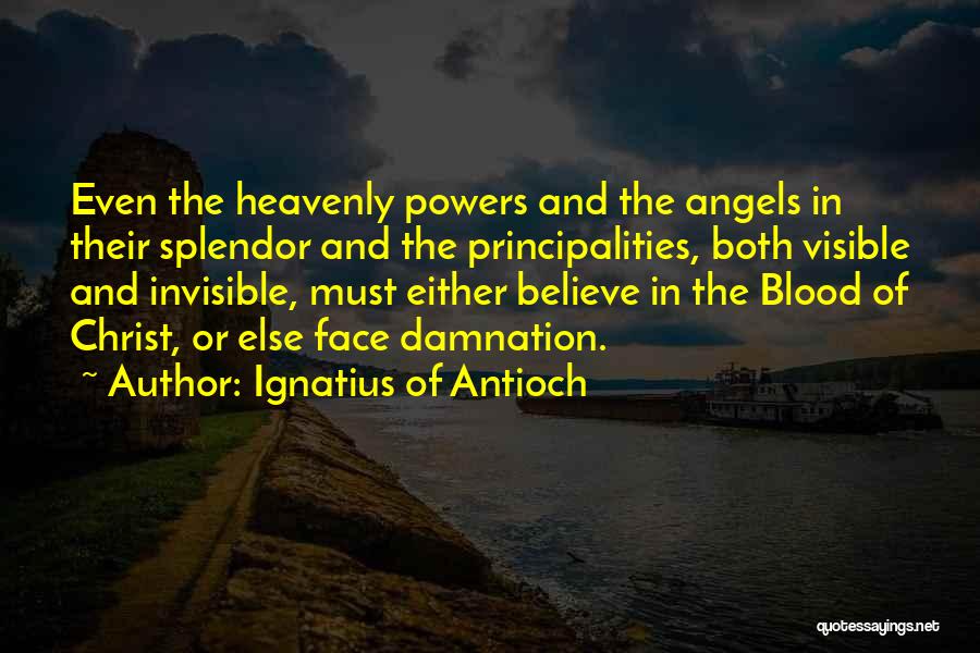 Visible Quotes By Ignatius Of Antioch
