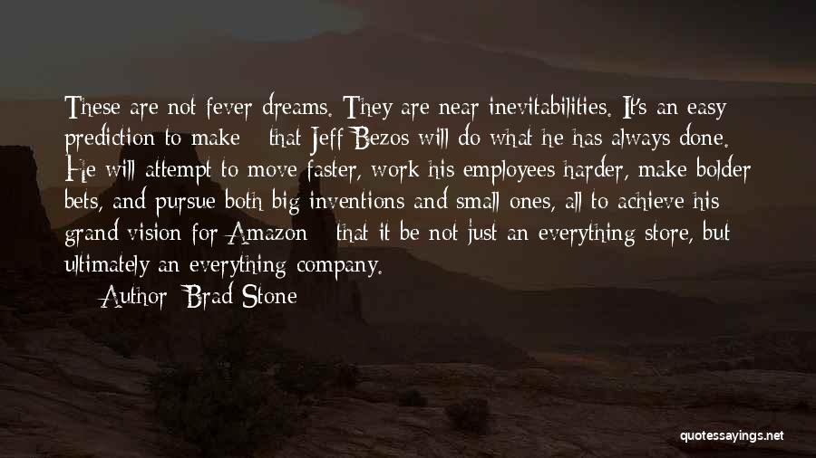 Vision And Dreams Quotes By Brad Stone