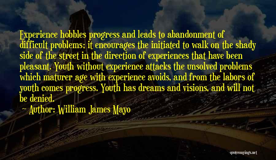 Vision And Dreams Quotes By William James Mayo