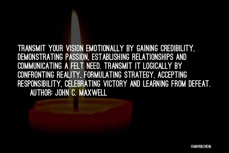 Vision And Leadership Quotes By John C. Maxwell