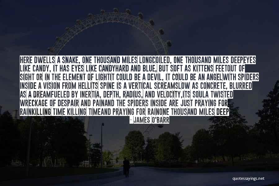 Vision And Sight Quotes By James O'Barr Vision And Sight Quotes By James O'Barr