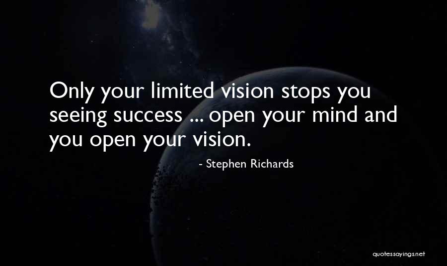 Vision And Success Quotes By Stephen Richards