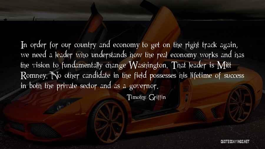 Vision And Success Quotes By Timothy Griffin