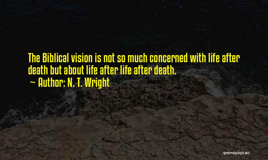 Vision Biblical Quotes By N. T. Wright