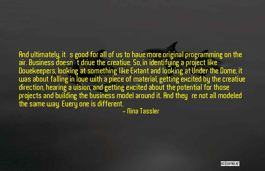 Vision Building Quotes By Nina Tassler Vision Building Quotes By Nina Tassler