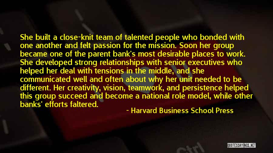 Vision In Business Quotes By Harvard Business School Press