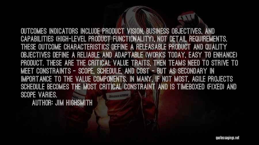 Vision In Business Quotes By Jim Highsmith