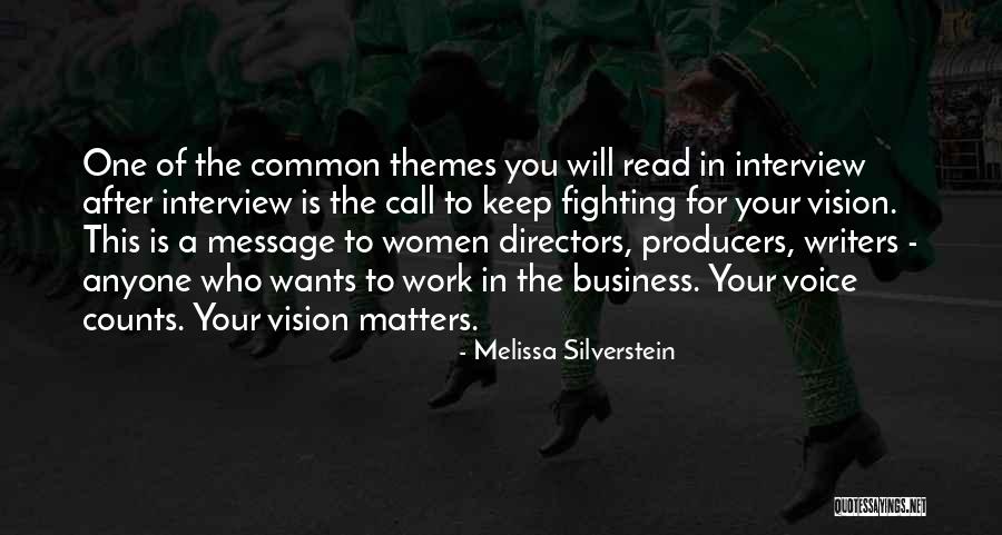 Vision In Business Quotes By Melissa Silverstein