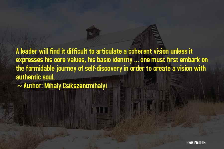 Vision In Business Quotes By Mihaly Csikszentmihalyi