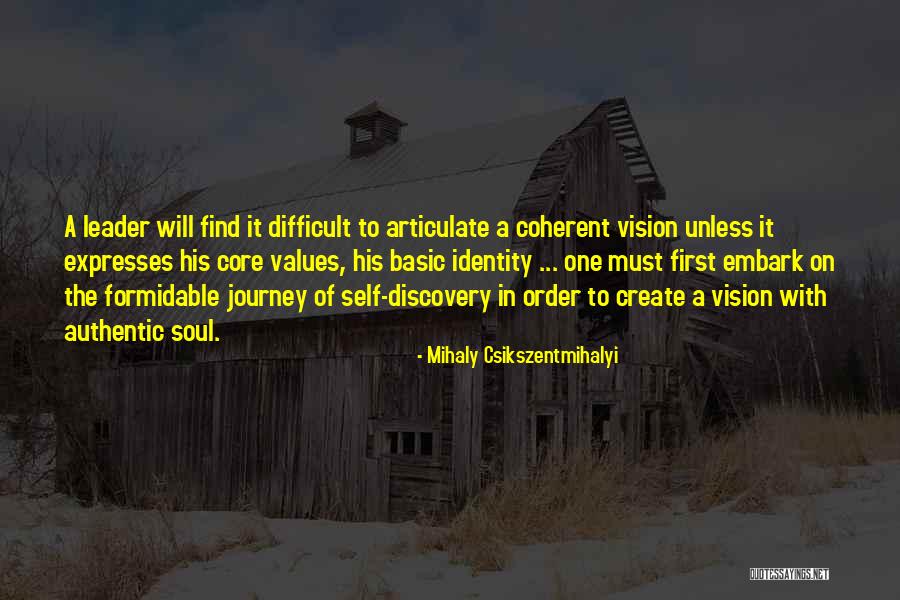 Vision In Business Quotes By Mihaly Csikszentmihalyi