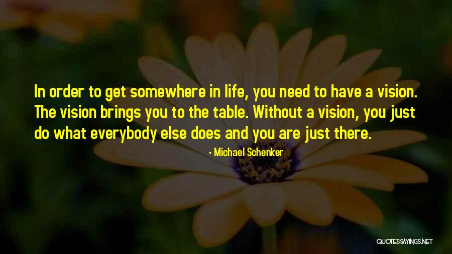 Vision In Life Quotes By Michael Schenker Vision In Life Quotes By Michael Schenker