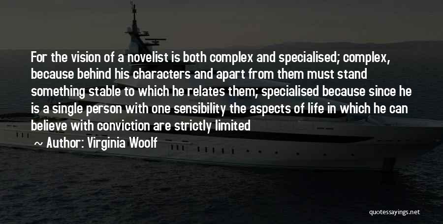 Vision In Life Quotes By Virginia Woolf
