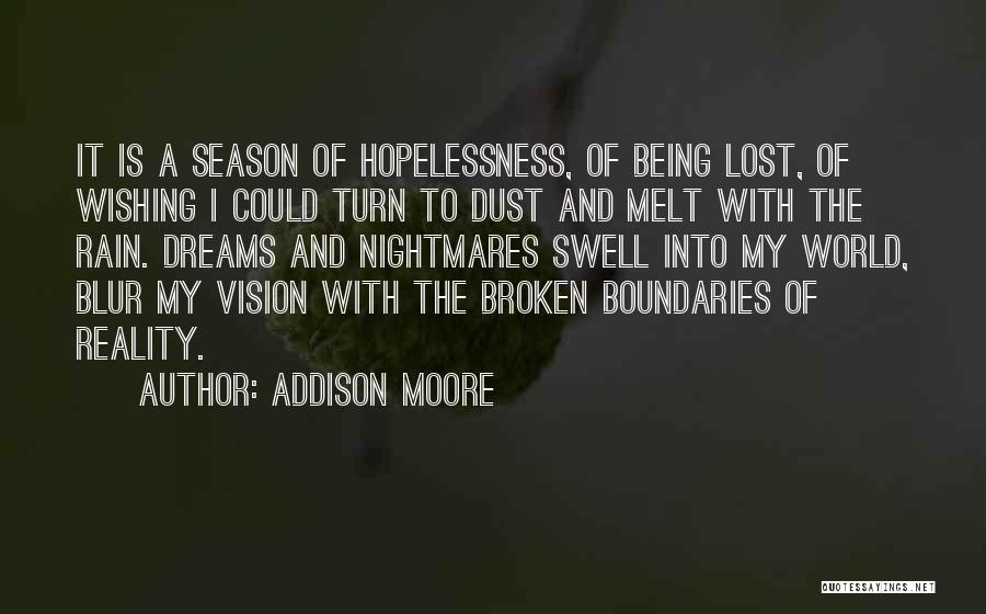 Vision Into Reality Quotes By Addison Moore