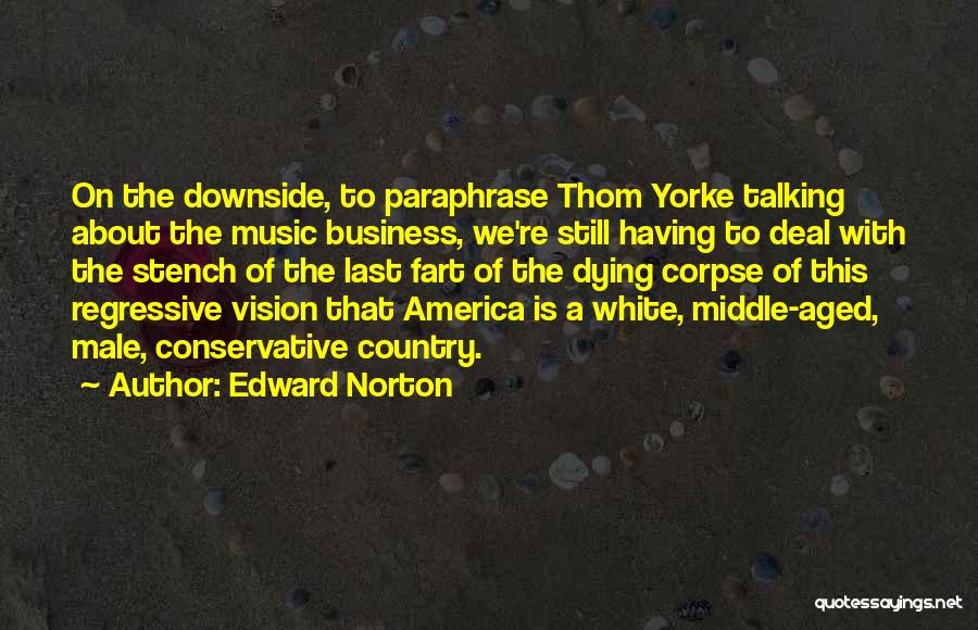 Vision Of America Quotes By Edward Norton