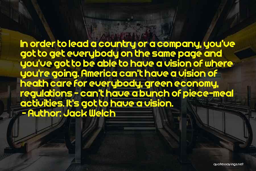 Vision Of America Quotes By Jack Welch