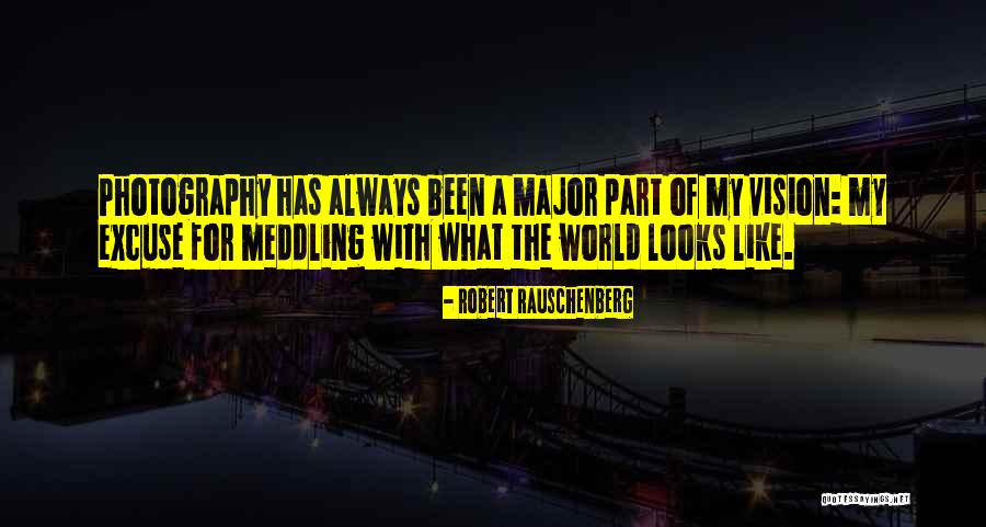 Vision Photography Quotes By Robert Rauschenberg Vision Photography Quotes By Robert Rauschenberg