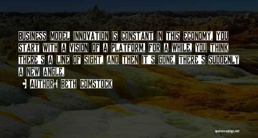 Vision Sight Quotes By Beth Comstock