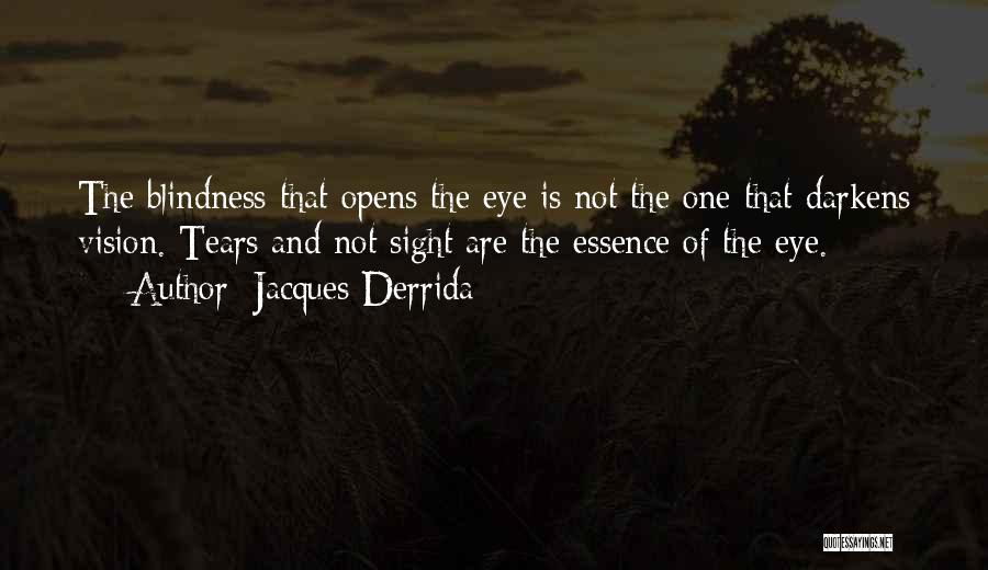 Vision Sight Quotes By Jacques Derrida