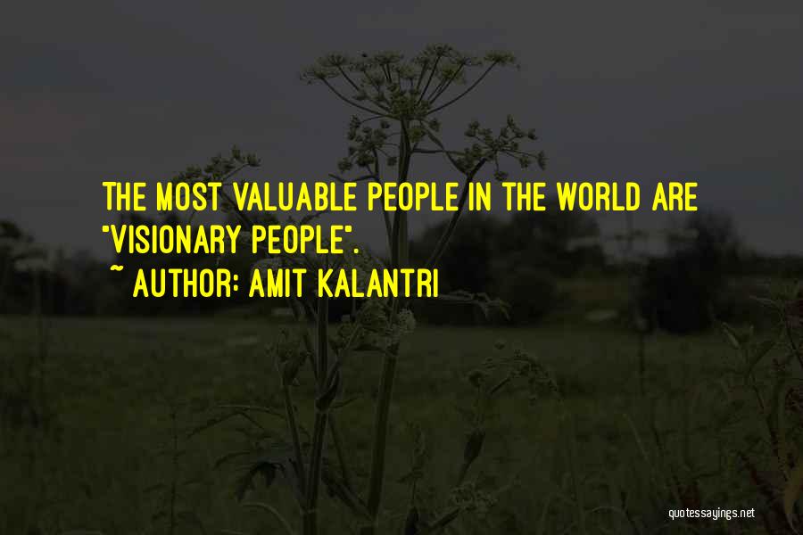 Vision Visionary Quotes By Amit Kalantri