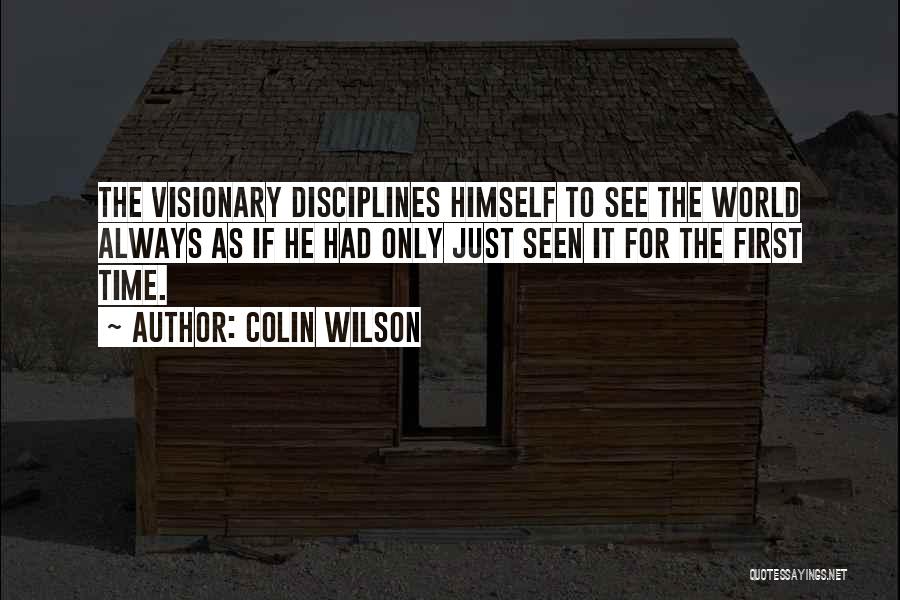 Vision Visionary Quotes By Colin Wilson