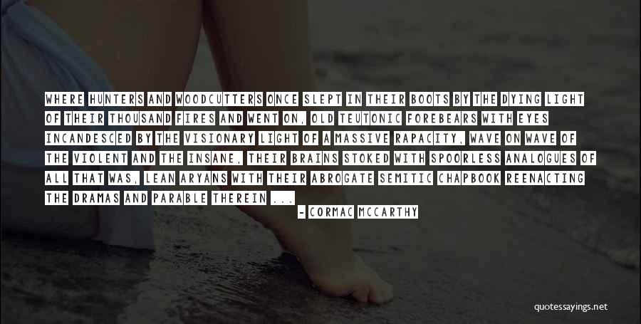 Visionary Quotes By Cormac McCarthy Visionary Quotes By Cormac McCarthy